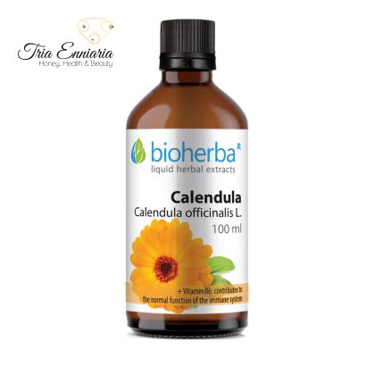 Calendula, Herbal Tincture, Skin Problems, 100 ml, Bioherba