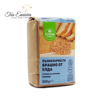 Natural full grain buckwheat flour, 500 g
