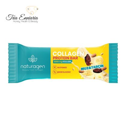 Collagen Protein Bar With 5000 mg Collagen And Banana, 36 g, Naturagen