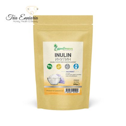 Inulin, soluble chicory fiber, Zdravnitza, 200 g