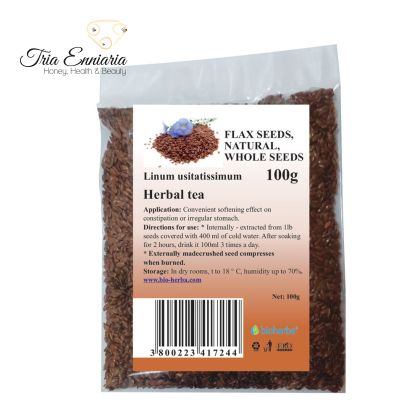 Seminte De In, 100 g, Bioherba