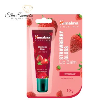 Βάλσαμο Για Τα Χείλη Strawbewrry Gloss, 10 g, Himalaya