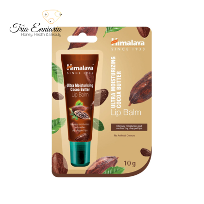 Ultra Moisturizing Lip Balm With Cocoa Butter, 10 g, Himalaya