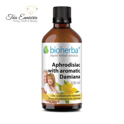 Aphrodisiakum-Tinktur mit aromatischem Damiana, 100 ml, Bioherba