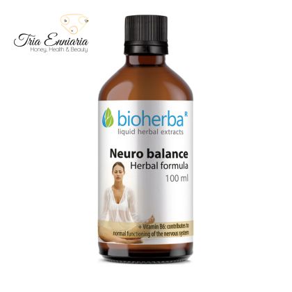 Tinctura Balance For Nerves, 100 ml, Bioherba