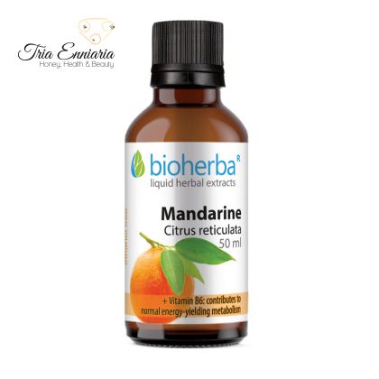 Tinctură de mandarine, 50 ml, Bioherba