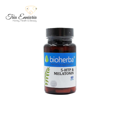 5-HTP & Melatonină, 60 capsule, Bioherba