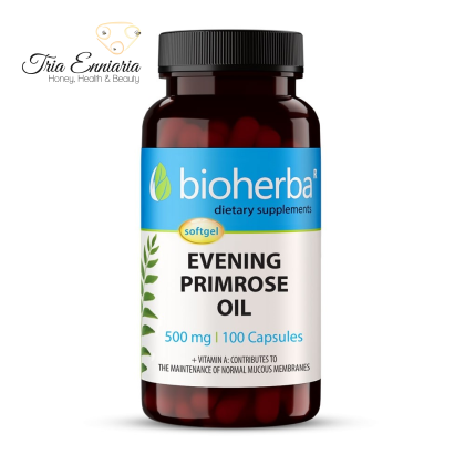 Ulei de Primrose, 500 mg, 100 Capsule, Bioherba