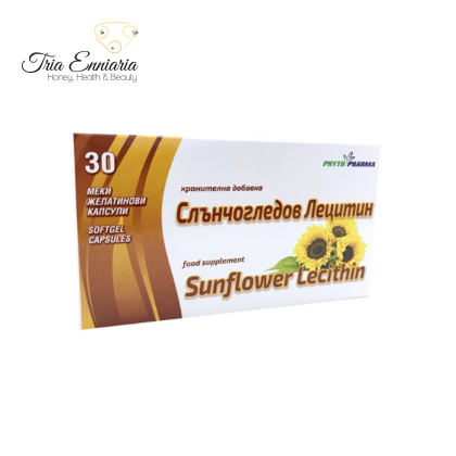 Sonnenblumenlecithin, 30 Kapseln, FitoPharma