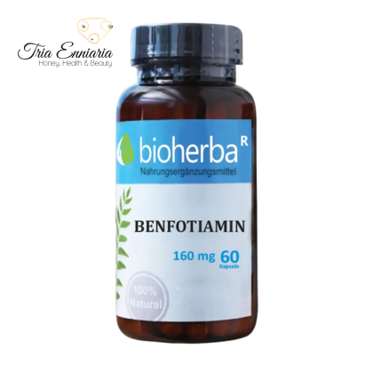 Benfotiamin, 160 mg, 60 Kapseln, Bioherba