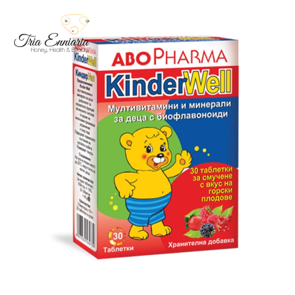 Multivitamine und Mineralien für Kinder, 30 Lutschtabletten, AboPharma