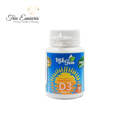 Vitamin D3, 5000 IE, Nixen, 30 Tabletten