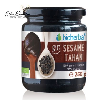 Bio-Tahan Mit Schwarzem Sesam, 250 g, Bioherba