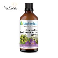 Tintura Di Caffè Verde, Tè Mursal E Zafferano, 100 ml, Bioherba