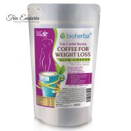 Slimming Coffee 3 in 1 With Milk And Stevia, 100 g, Bioherba