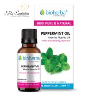 Menta piperita, olio essenziale puro, 10 ml, Bioherba