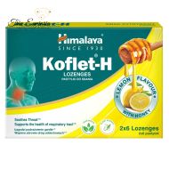 Koflet-H With Lemon Flavor, 12 Lozenges, Himalaya