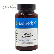 Мака Екстракт, 350 мг, 100 Капсули, Bioherba