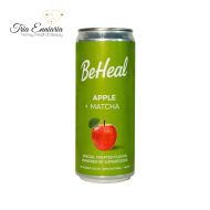 Boisson Gazeuse Pomme Et Matcha, 330 ml, BeHeal