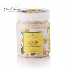 Scrub For Dry Skin With Chamomile Extract, 200 ml, Hristina