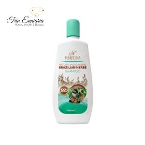 Moisturizing Shampoo With Brazilian Herbs,  400 ml, Hristina