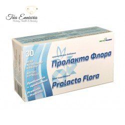 Prolacto Flora, prebiotic and probiotic, 30 capsules