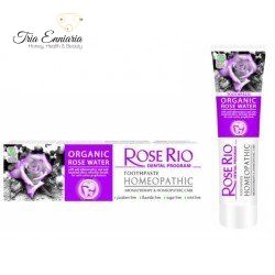 Homeopathic toothpaste with Organic rose water, RoseRio, 65 ml