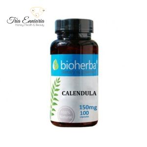 Calendula, 150 mg, 100 Capsules, Bioherba
