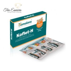 Koflet-H, Honey And Ginger Flavour, 12 Lozenges, Himalaya