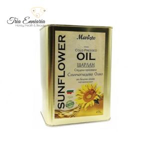 Sunflower oil, virgin, cold pressed, Maristo, 3 liters