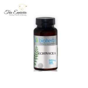 Echinacea, immunity support, 240 mg, 100 capsules, Bioherba