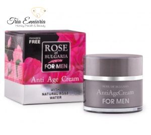 Men's Face Cream Anti Age "Rose Of  Bulgaria", 50 ml, Biofresh 