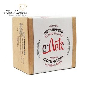Hot peppers ointment, for head and neck, eLek, 20 ml