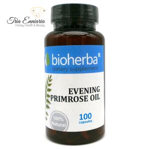 Evening primrose, oil, 100 softgel capsules, Bioherba