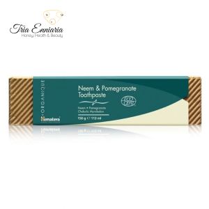 Organic Toothpaste with Neem and Pomegranate, Himalaya, 150 g