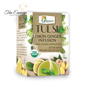 Tulsi Lemon Ginger Infusion , GRANERA, 20 tea bags