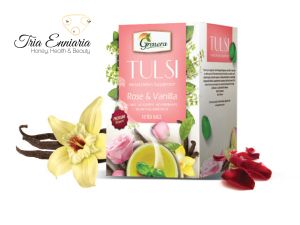 Tulsi Vanilla Rose Infusion , 20 tea bags, GRANERA