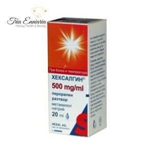 HEXALGIN - for pain, cramps and fever, 20 ml