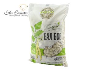 White beans - ORGANIC CERTIFIED - 500 gr, PERUN