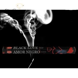 Scented sticks Amor Negro, 20 pcs, HEM INDIA