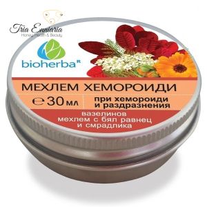 Herbal ointment Hemorrhoids with yarrow and sumac, 30 ml, Bioherba