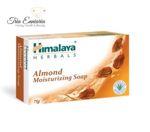 Moisturizing Almond Soap, 75 gr, Himalaya 