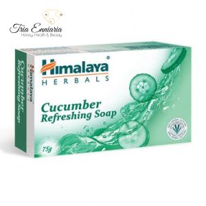 Refreshing cucumber soap, 75 g, Himalaya