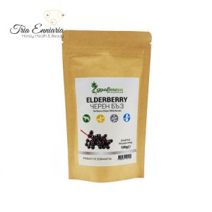 Elderberry, dried fruit, Zdravnitza, 100g