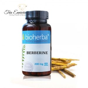 Berberine, 60 caps, 200 mg, Bioherba
