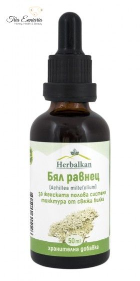 Yarrow, Herbal Tincture, Female Health, 50 ml, Herbalkan