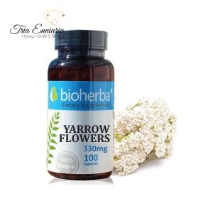 Yarrow , 330 mg, 100 capsules, BIOHERBA