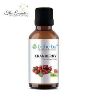 Cranberry / Lingoberry, Herbal Tincture, 50 ml, Bioherba