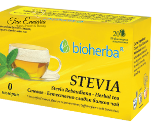 Stevia, Naturally Sweet Tea, 20 filter bags, Bioherba
