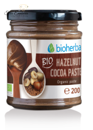 Organic hazelnut-cocoa paste, 250g, Bioherba
